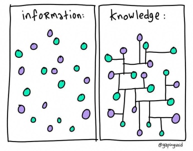 información vs conocimiento